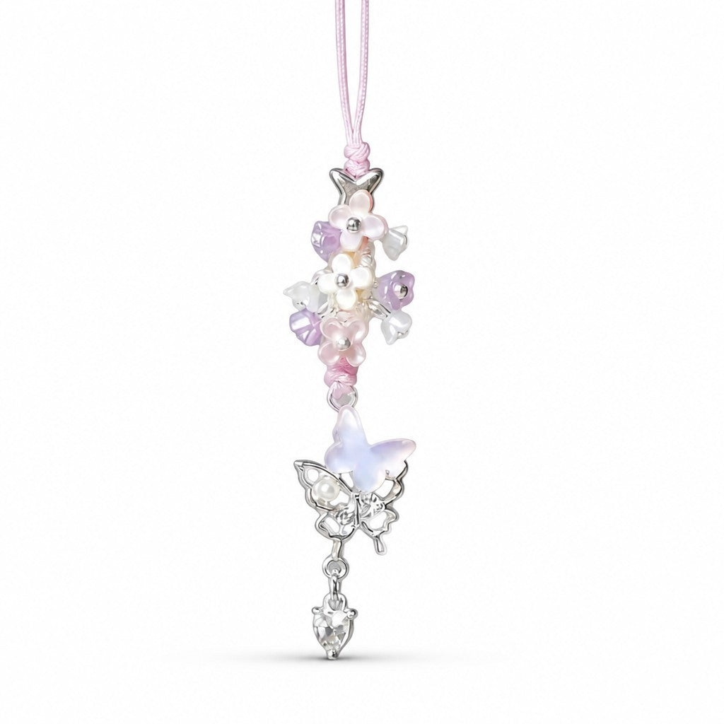 Charm Papillon rose