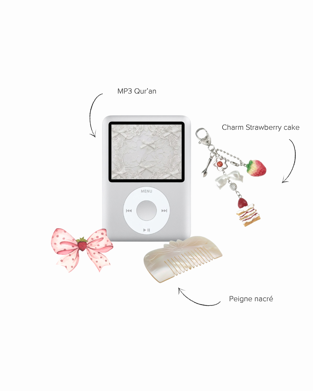 Coffret Strawberry cake